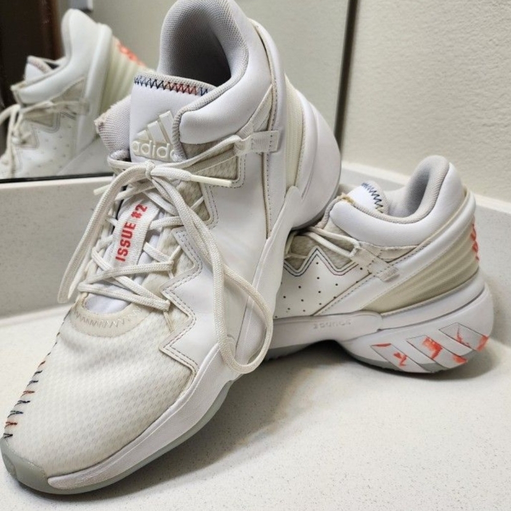 Adidas White and Gray Sneakers